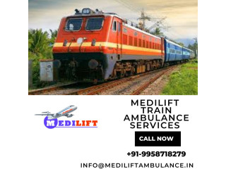 With Modern Medical Amenities Pick Medilift Train Ambulance in Mumbai