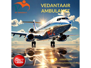 For Life-Saving Healthcare Team Book Vedanta Air Ambulance Service in Dibrugarh