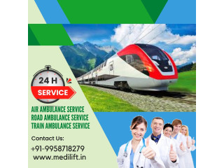 Book a Medilift Train Ambulance in Jamshedpur with a Specialized Medical Team